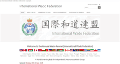 Desktop Screenshot of internationalwadofederation.co.uk